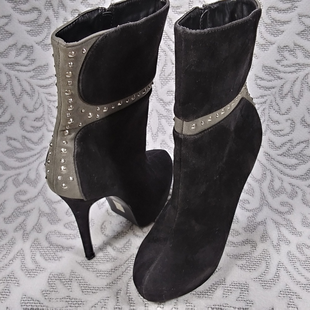 Shoe Republic LA Stiletto Ankle Boots, sz 10